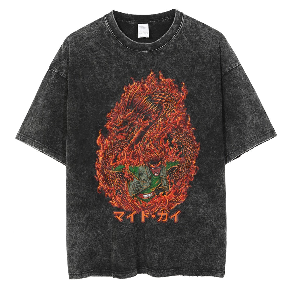 Dragon Warrior Vintage Oversized Tee